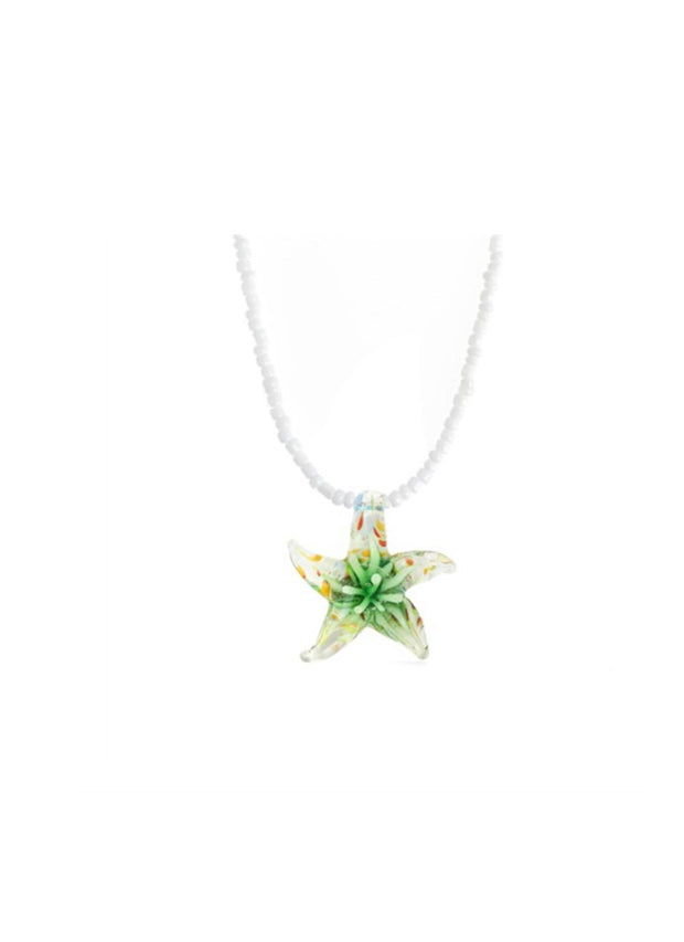 Serafina - Glass Starfish - Green