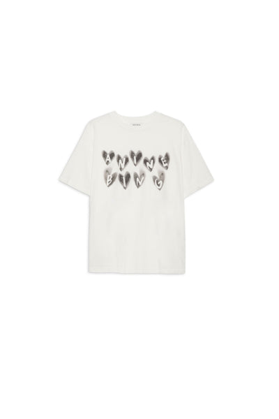 Cade Tee Hearts - Ivory