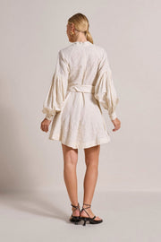 Bertie Short Dress - Antique White