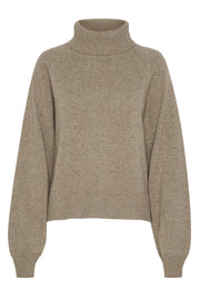 ManziGZ  Short Pullover - Medium Sand Melange