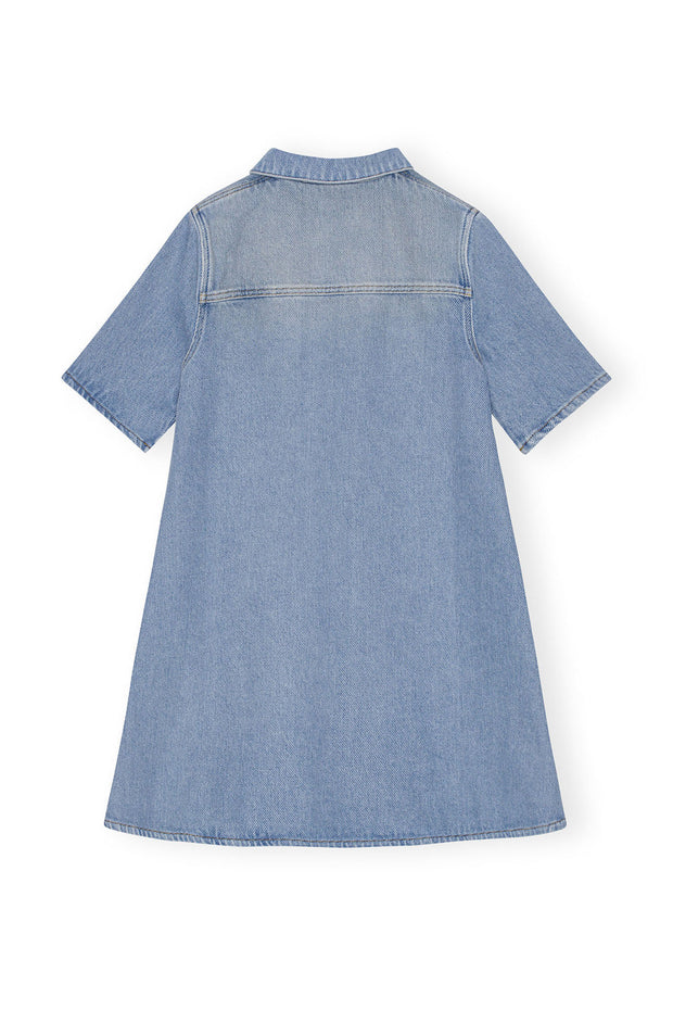 Heavy Denim Mini Dress - Tint Wash