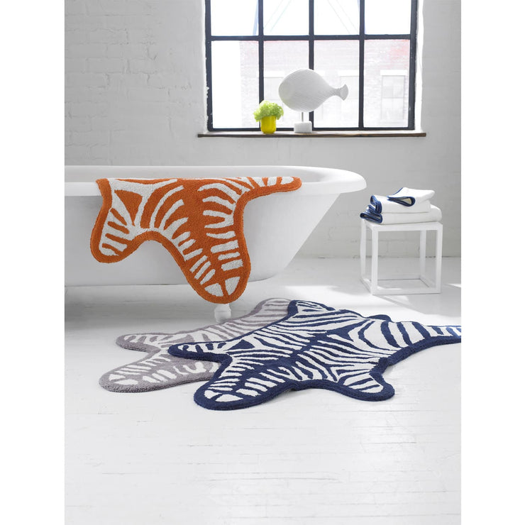 Black Zebra Bathmat