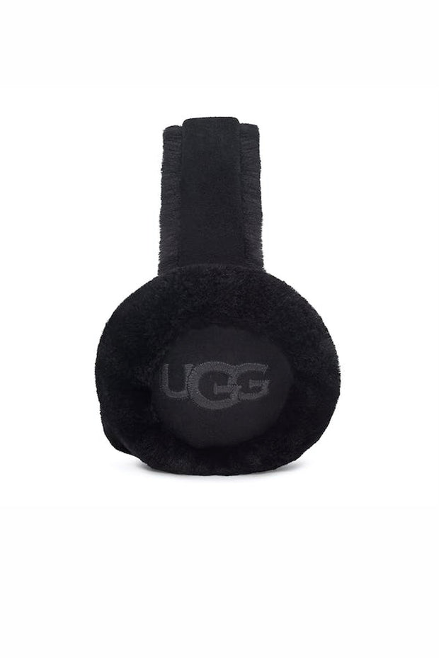 W EMB LOGO EARMUFF - BLK