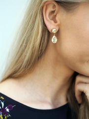 Mini Drop Earring // Golden Shadow