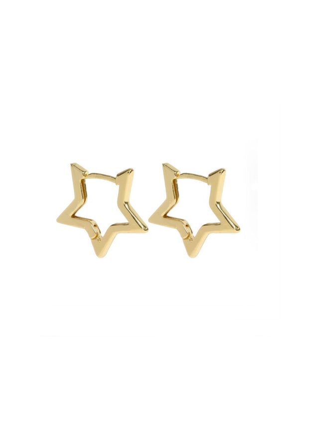 Winona - Star Hoop Earrings