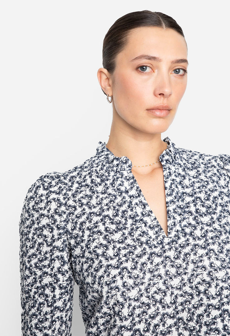 Jenny Blouse - Navy Rosehip