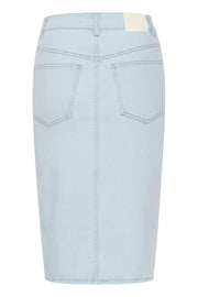 DeniaGZ HW Midi Skirt - Light Blue Washed