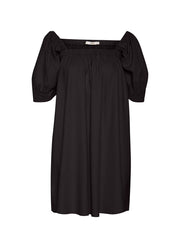 ElarahGZ Linen Short Dress - Black