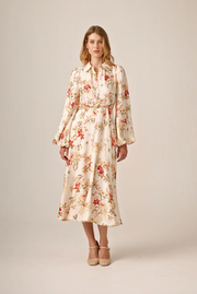 Viscose Shirt Dress - Botanical