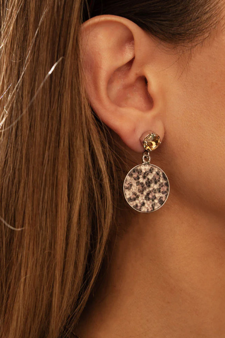 Chloe Earrings - Leopard