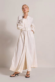 Beyonce Long Dress - Antique White