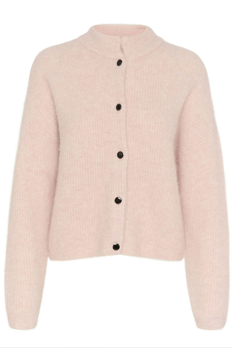 Alphagz Short Cardigan - Rose Grey Melange