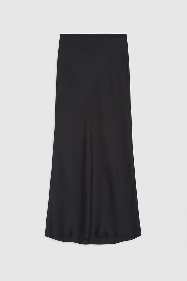 Bar Silk Skirt - Black