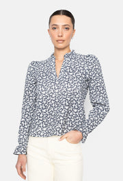 Jenny Blouse - Navy Rosehip