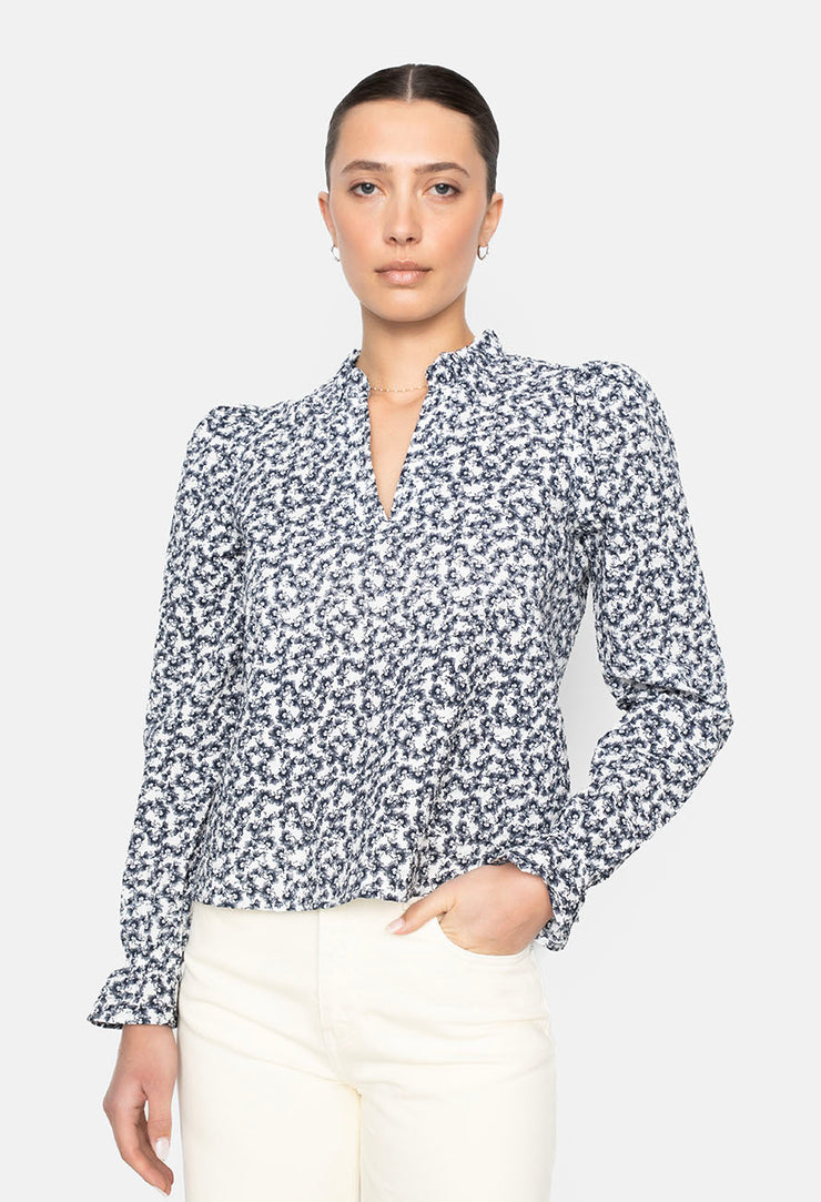 Jenny Blouse - Navy Rosehip