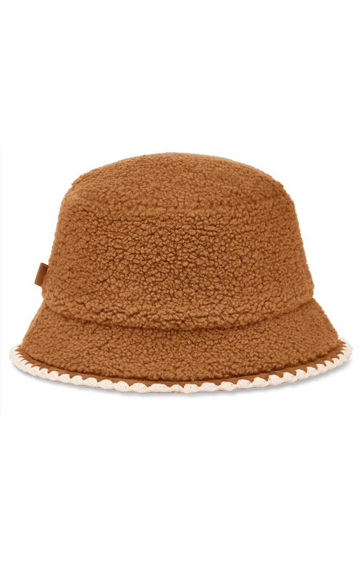 Uggfluff Scalloped Hat - Chestnut