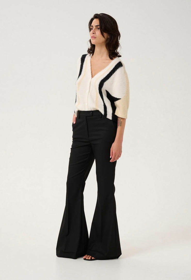 GZPauline HW Flared Pants - Black