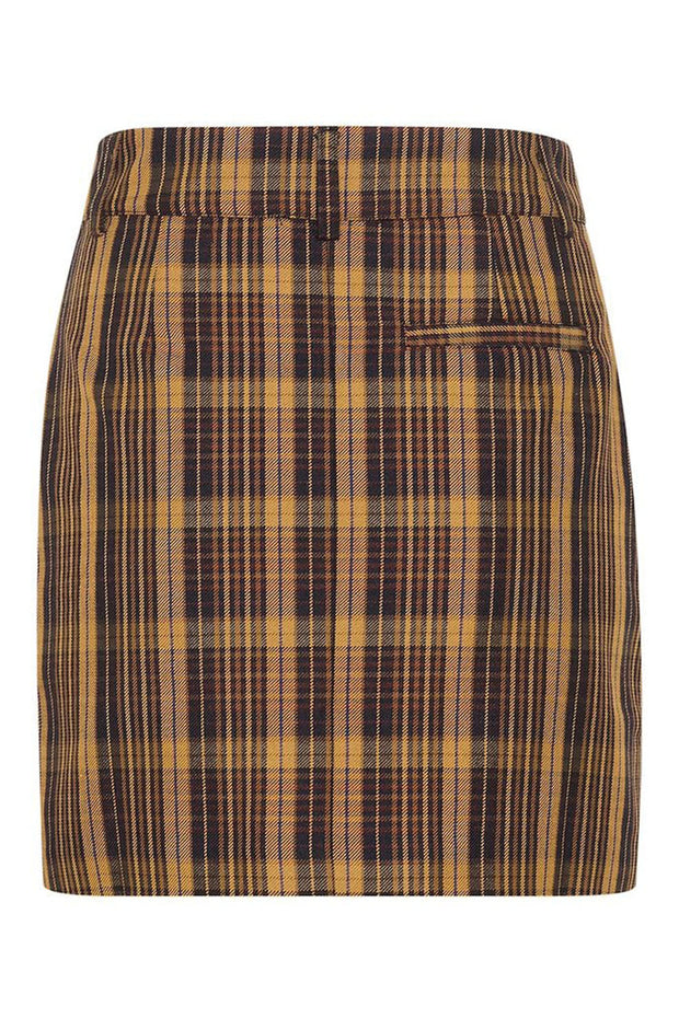 ChikaGZ MW Skirt - Multi Color Check