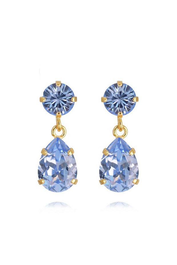 Mini Drop Earring - Light Sapphire