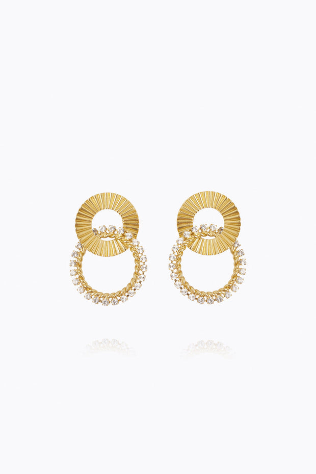 Gianna Earrings - Crystal