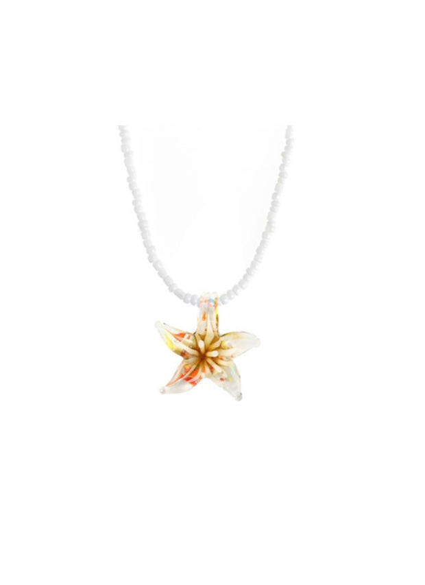 Serafina - Glass Starfish Necklace