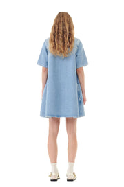 Heavy Denim Mini Dress - Tint Wash