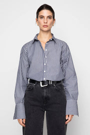 Fritila Shirt - Dark Navy Stripe