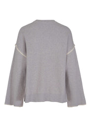 Athena Sweater - Light Grey Melange