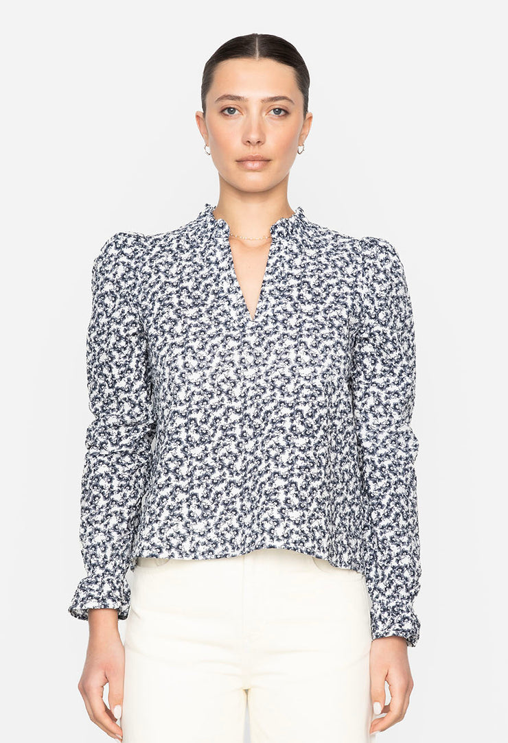 Jenny Blouse - Navy Rosehip