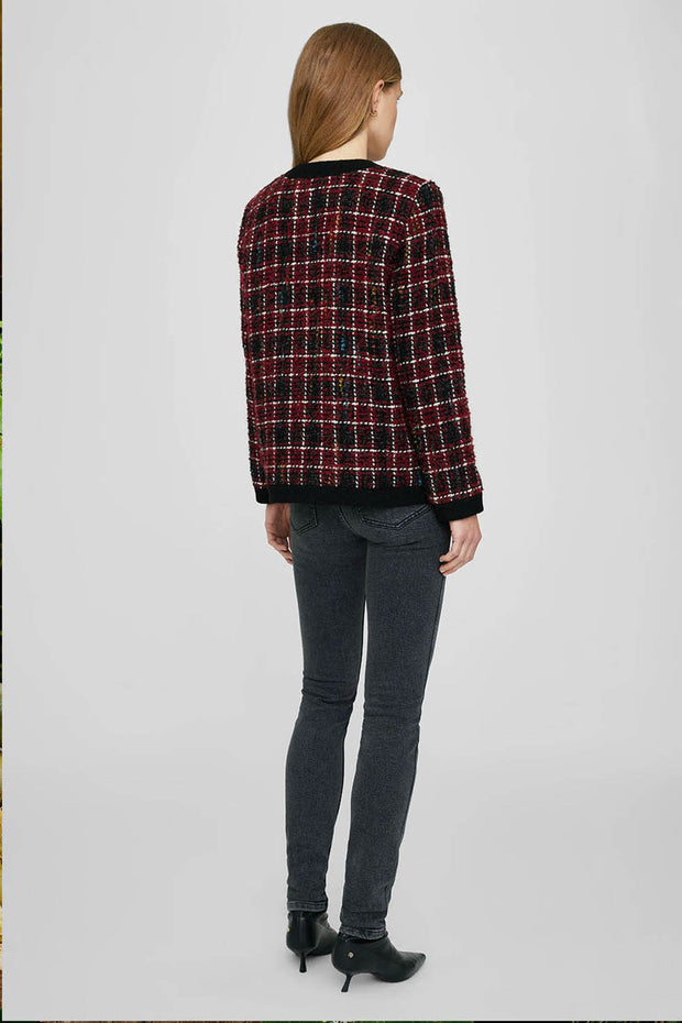 Lydia Jacket - Cherry Plaid