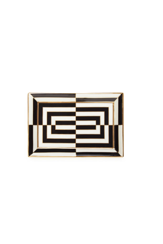 Op Art Rectangle Serving Tray