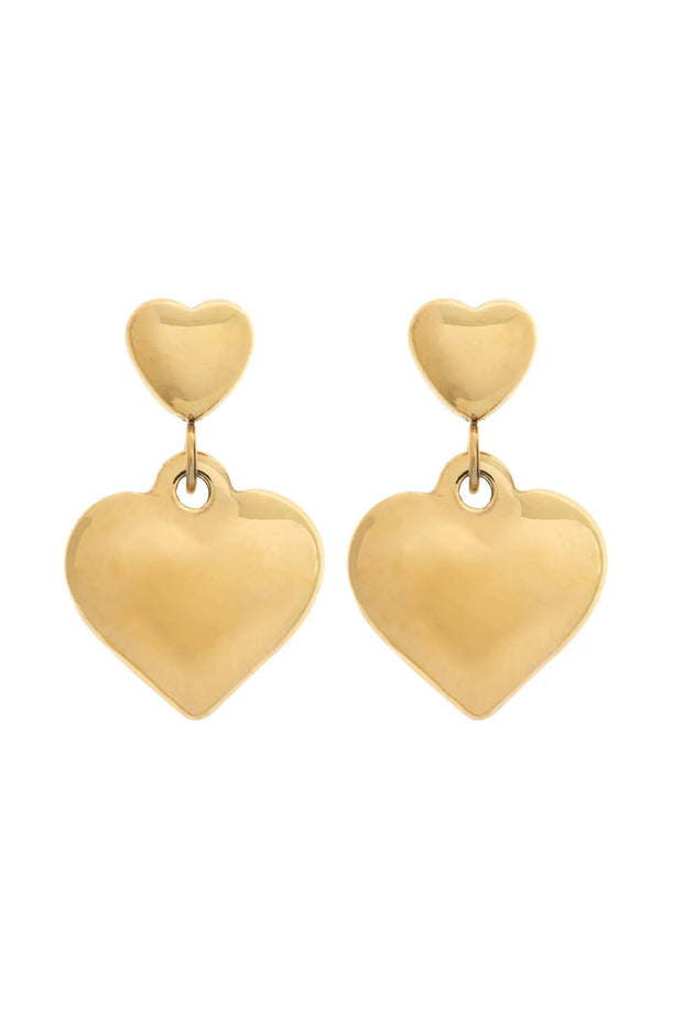 Suvi - Heart Stud Earrings