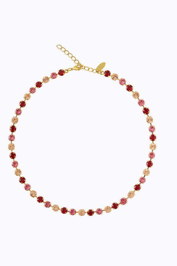 Nicola Necklace - Scarlet Combo