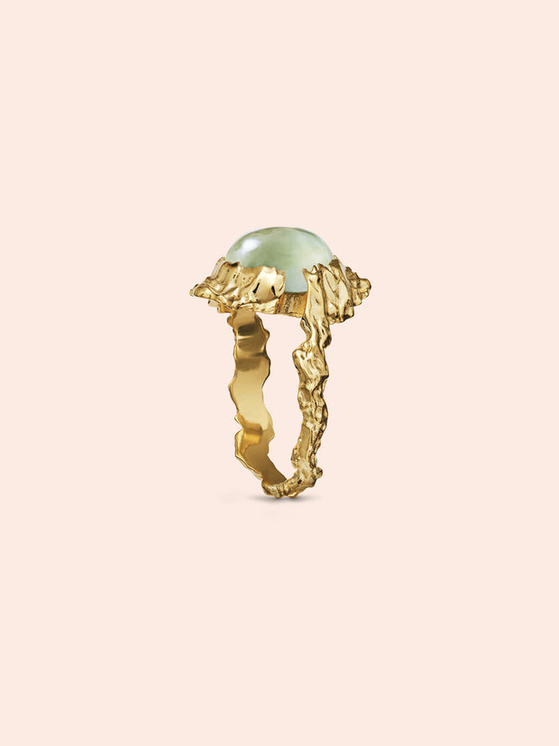 Goddess Ring - Prehnit