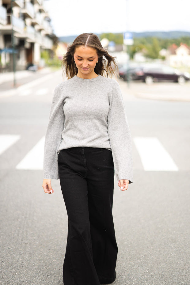 Tomine Sweater - Grey Melange