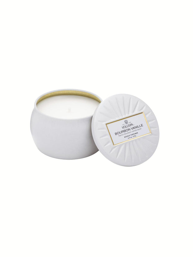 Petite Tin Candle - Bourbon Vanille