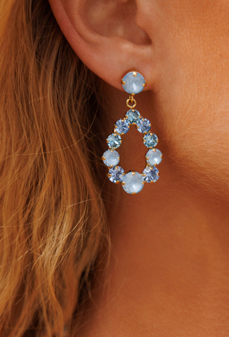 Mini Delia Earrings - Sky Combo