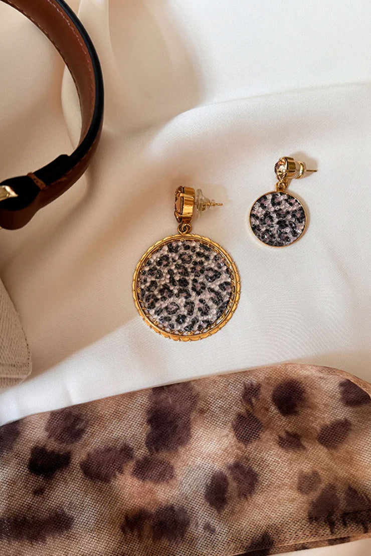 Chloe Earrings - Leopard