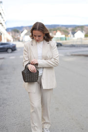 Alicia Trousers - Light Sand Melange