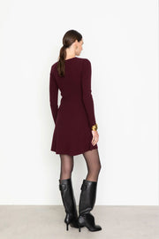 Myla Dress -  Bordeaux