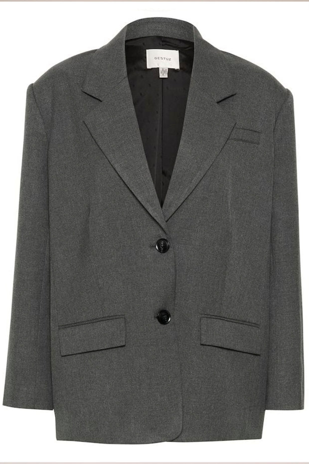 PaulaGZ  Melange OZ Blazer - Dark Grey Melange