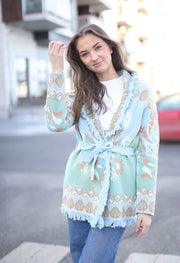 Irene Cardigan - Turquoise