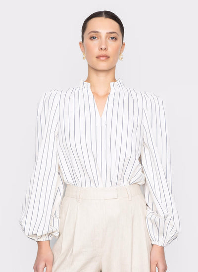 Infinity Blouse - Cream stripe