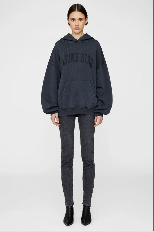 Harvey Sweatshirt - Dark Washed Black