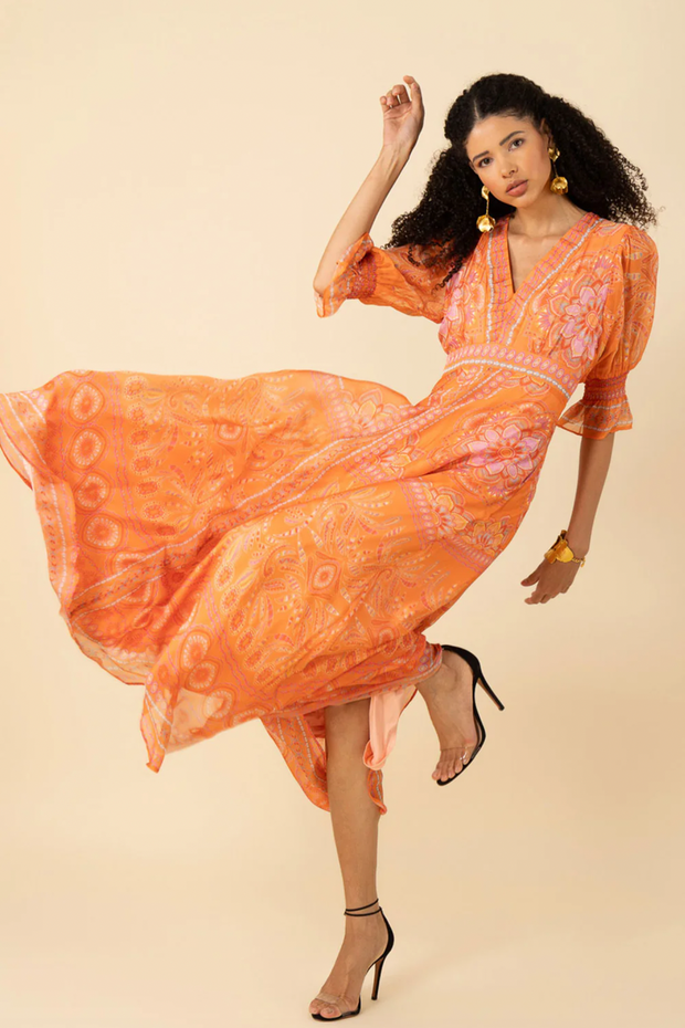 Treasure Dress - Orange