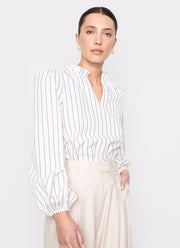 Infinity Blouse - Cream stripe