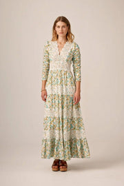 Cotton Slub Maxi Dress - Anemone Fields