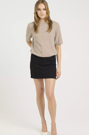 TilliaGZ Short Skirt- Dark Grey Washed