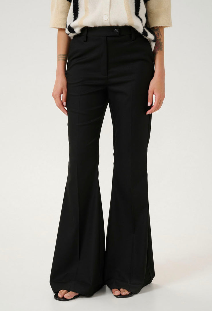 GZPauline HW Flared Pants - Black