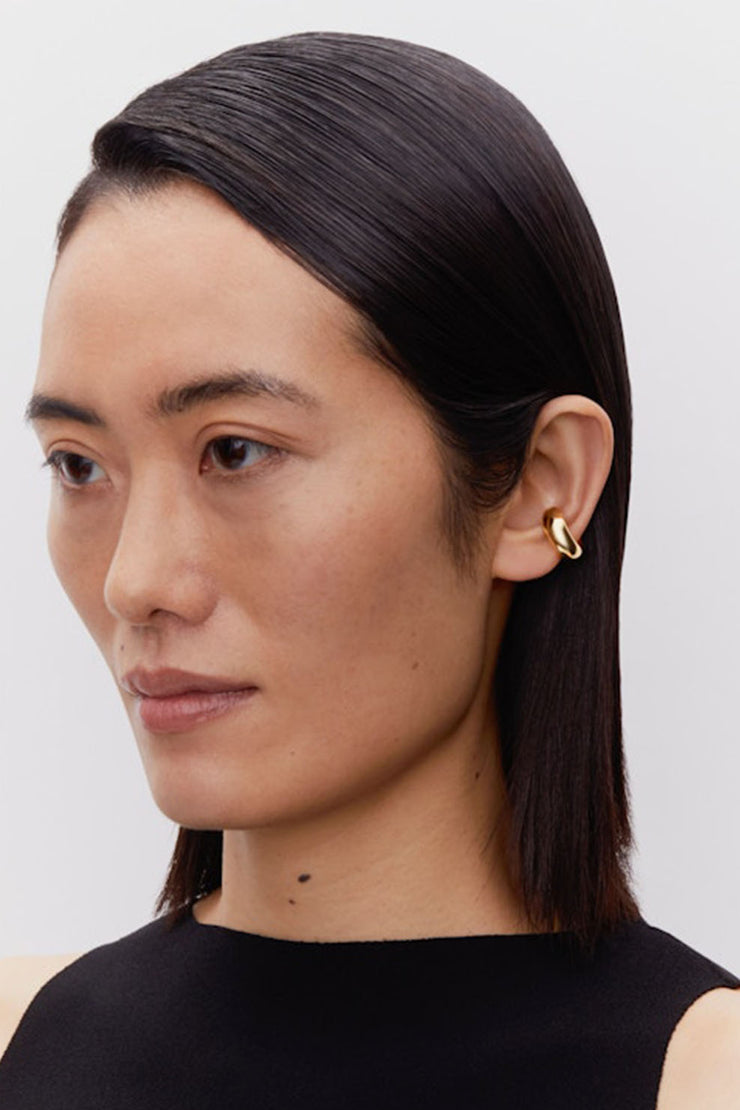 Omotesando Chunky Ear Cuff Gold